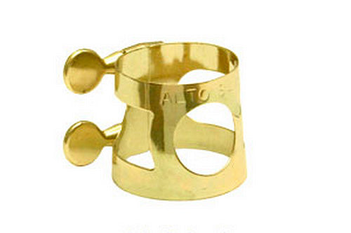 Windcraft Alto Saxophone Ligature (gold lacquer)