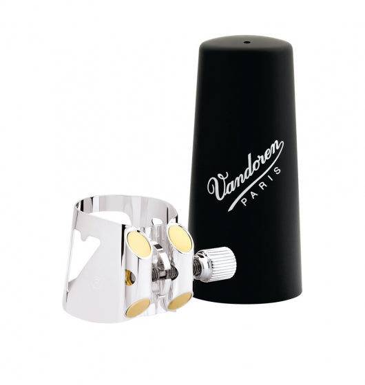 Vandoren Optimum Eb Clarinet Ligature and Cap (LC02P)